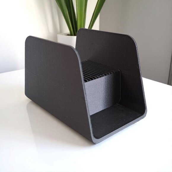 Modern Business Card Holder - 3D Printed - High Quality - Multi-Color - Picture 7 of 15